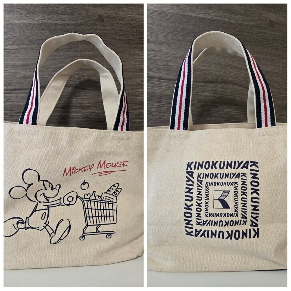 Disney Mickey Mouse X‎ Kinokuniya Mini Canvas Tote Bag